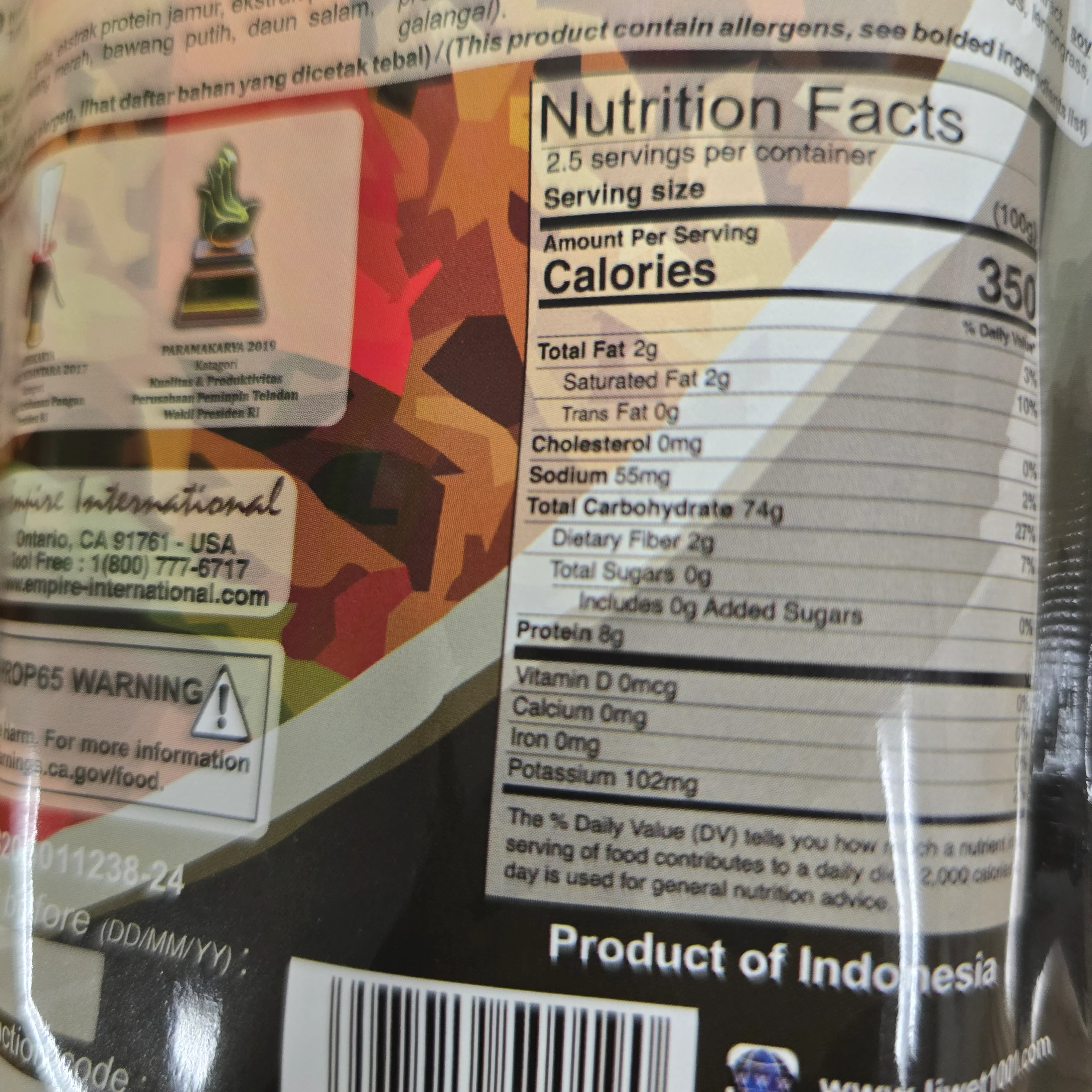 1001 Nasi Liwet Original 250 g (3 Servings) - Image 3