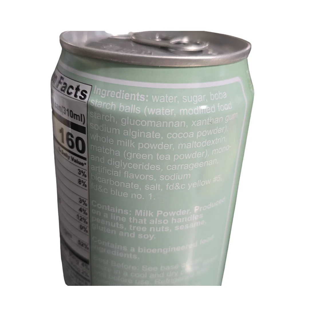 (A-Sha Hello Kitty Matcha Boba Milk Tea 310 ml (10.5 fl oz) - Image 3