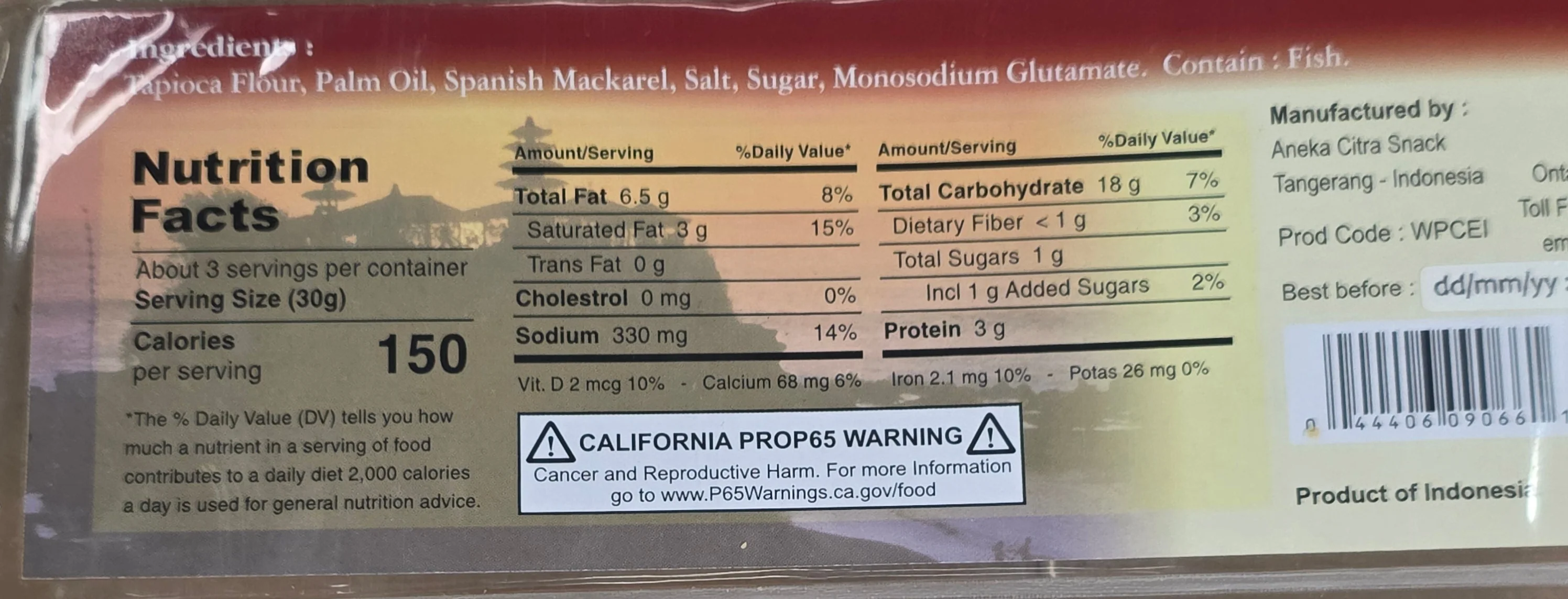 ACS Kuku Macan (Fish Crackers) 3.5 Oz (100 g) - Image 5