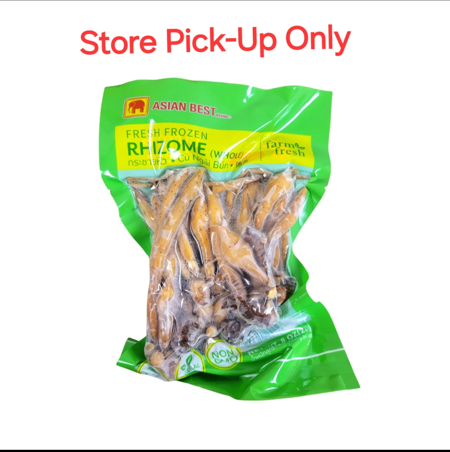 # Asian Best Fresh Whole Rhizome Frozen 8 Oz (Temu Kunci)