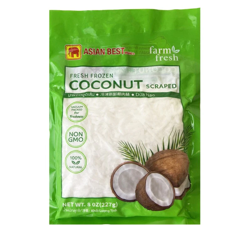 Asian Best  Frozen Scraped Coconut 8oz