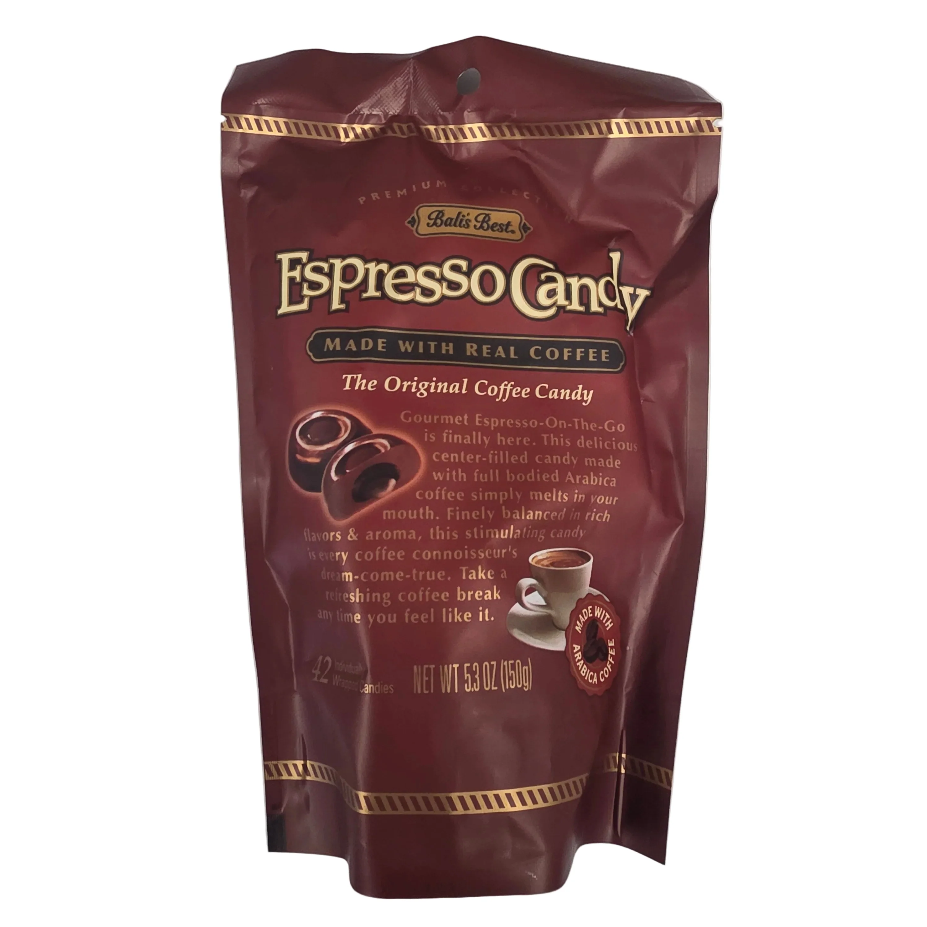 Bali's Best Espresso Candy 5.3 Oz (42 Individually Wrapped)