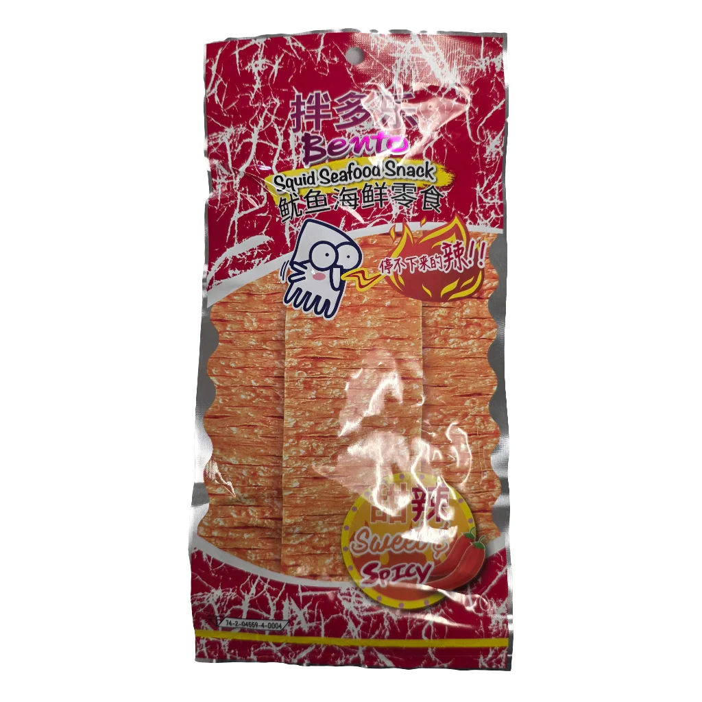 Bento Squid Seafood Snack Sweet & Spicy 0.7 Oz (20 g)