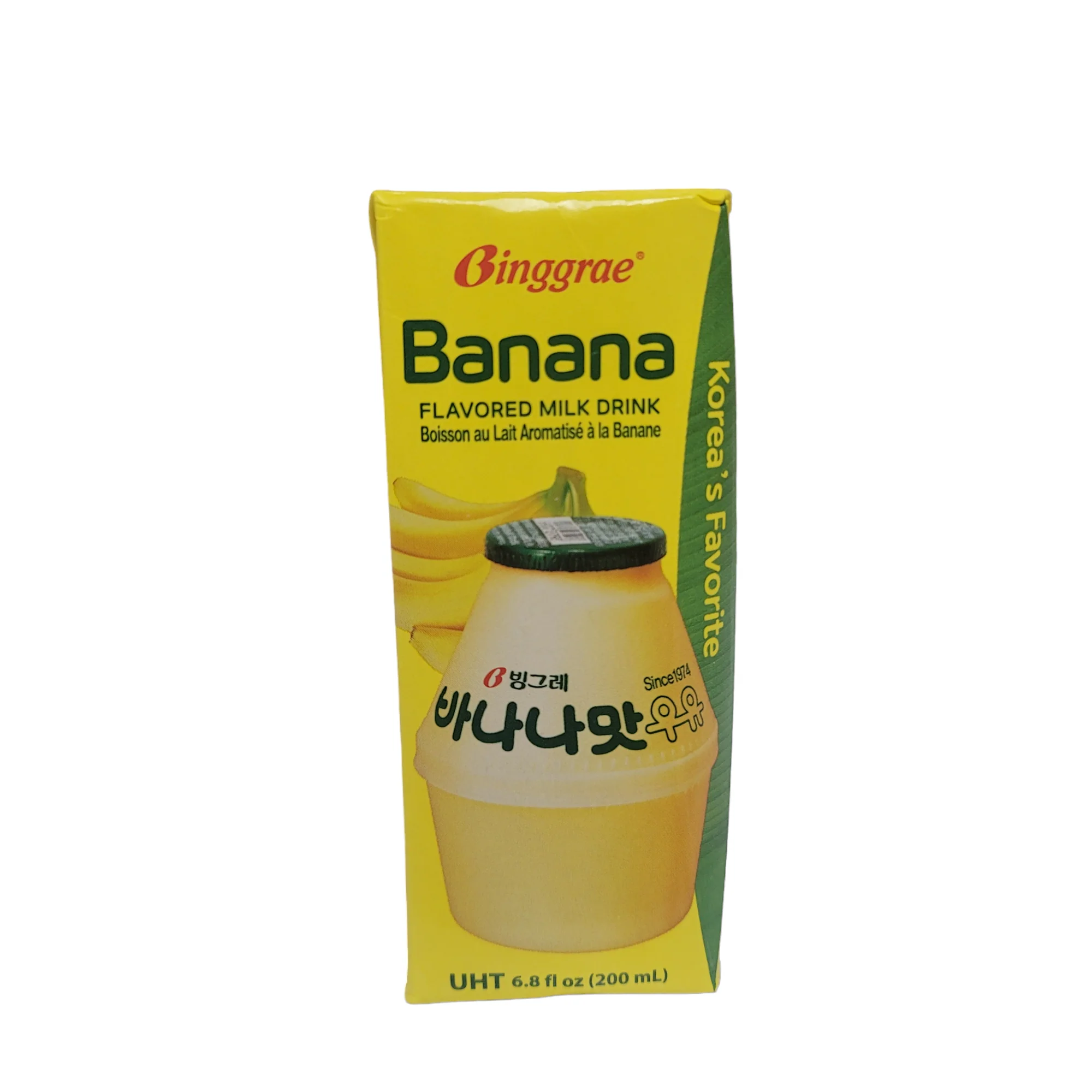 Binggrae Banana Flavored Milk Drink 6.8 fl.oz (200 ml)