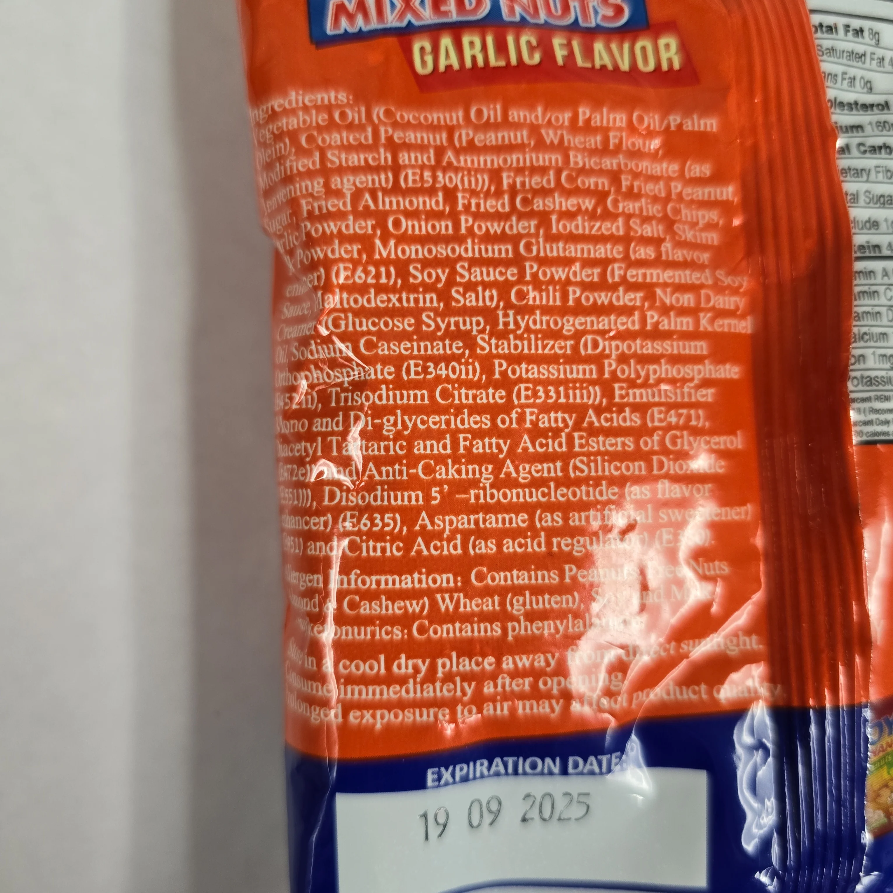 Boy Bawang Mixed Nut Garlic Flavor 2.99 Oz (85 g) - Image 3