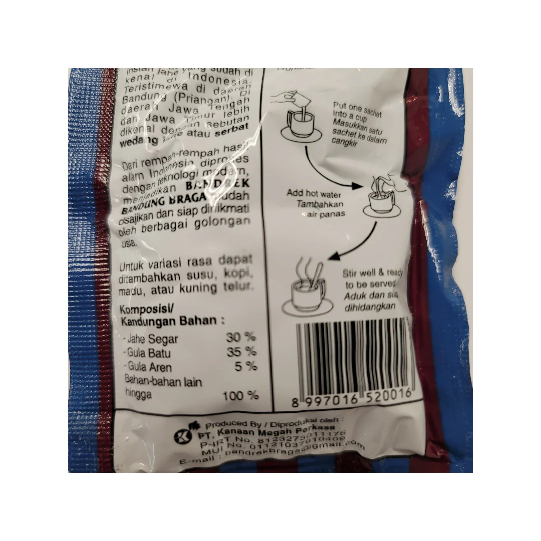 Braga Bandrek Bandung Instant Drink 28 g - Image 2