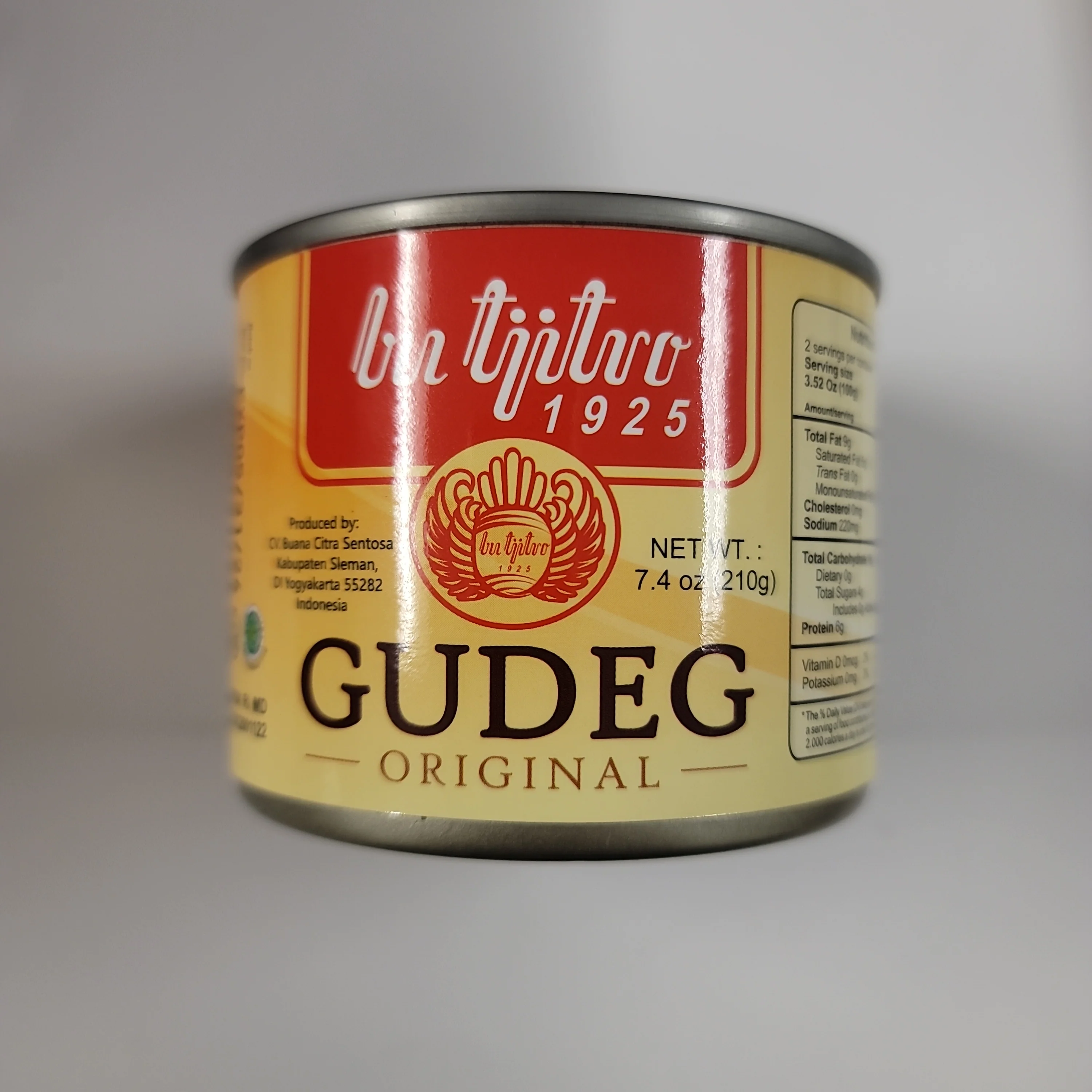 Bu Tjitro Gudeg Original 210 g (7.4 Oz)