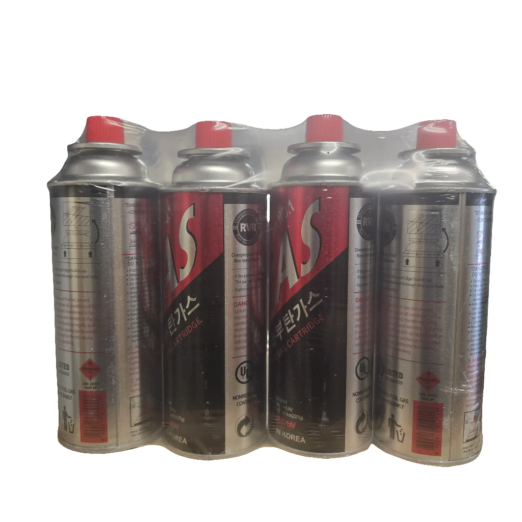 Butane Gas 1 pak (4 pcs) - Store Pickup Only