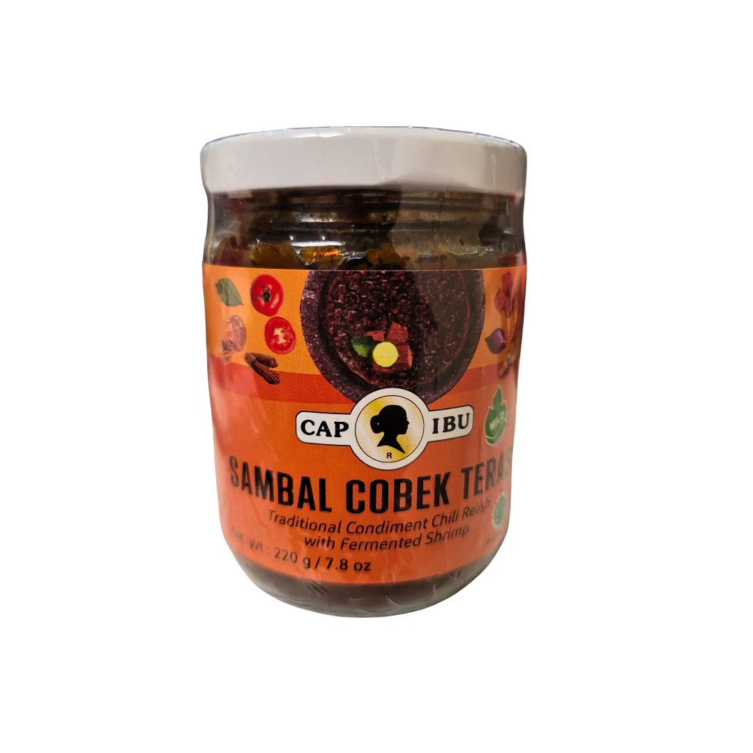 # Cap Ibu Sambal Cobek Terasi Mild 8 oz