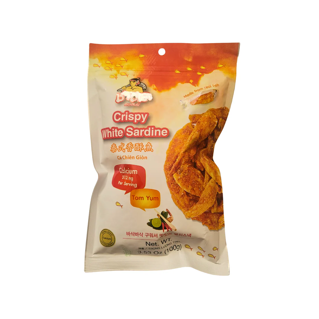 # Chaolay Crispy White Sardine Tom Yum  3.53 Oz