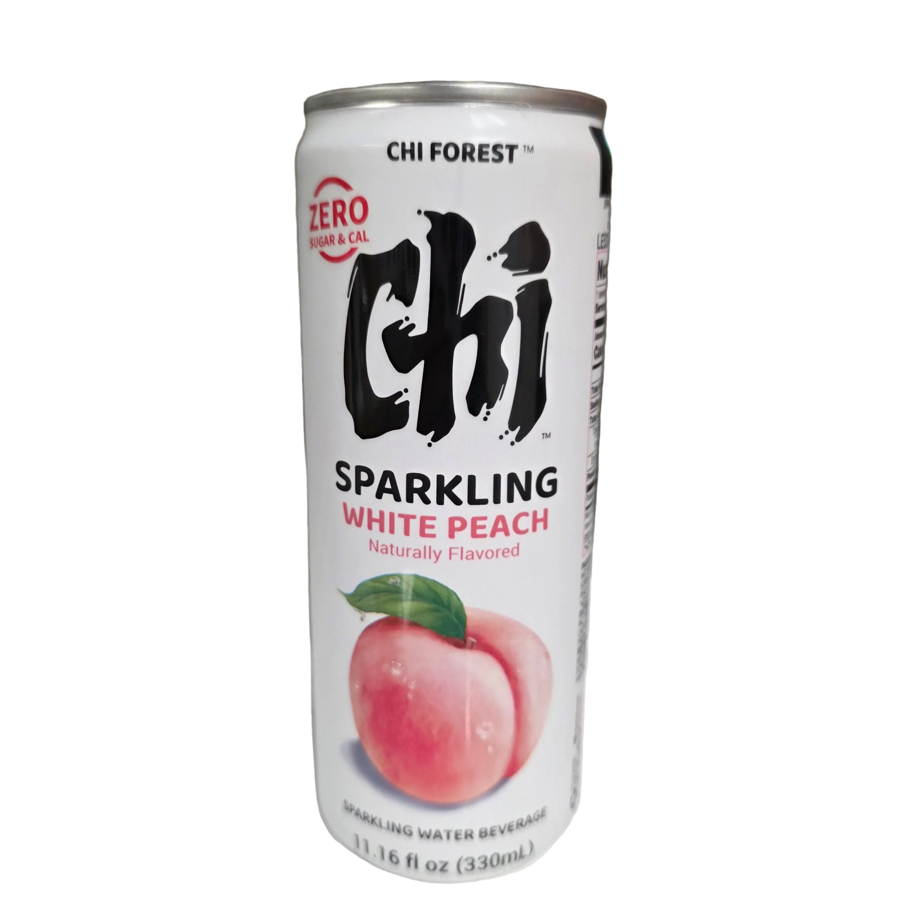 Chi Sparkling Water Beverage White Peach Flavored 330ml