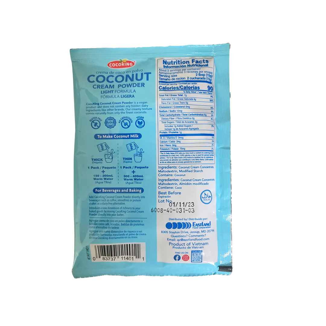 Cocoking Coconut Cream Powder Light Formula 50 g - Image 2