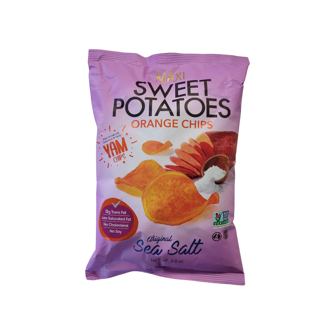 Maxi Sweet Potatoes Orange Chips Original Sea Salt 2.5 Oz