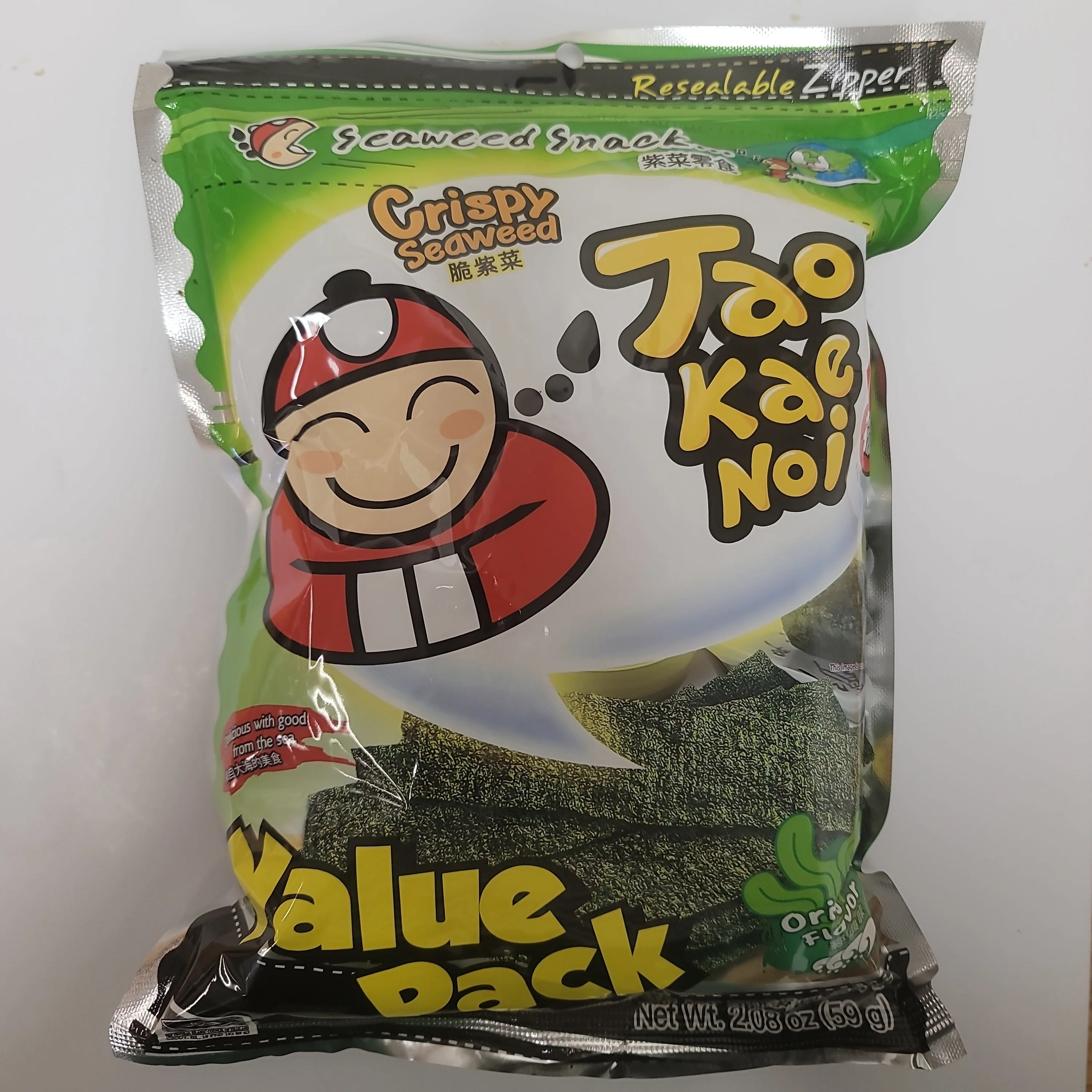 Taokaenoi Crispy Seaweed Original Flavor 59 g Value Pack