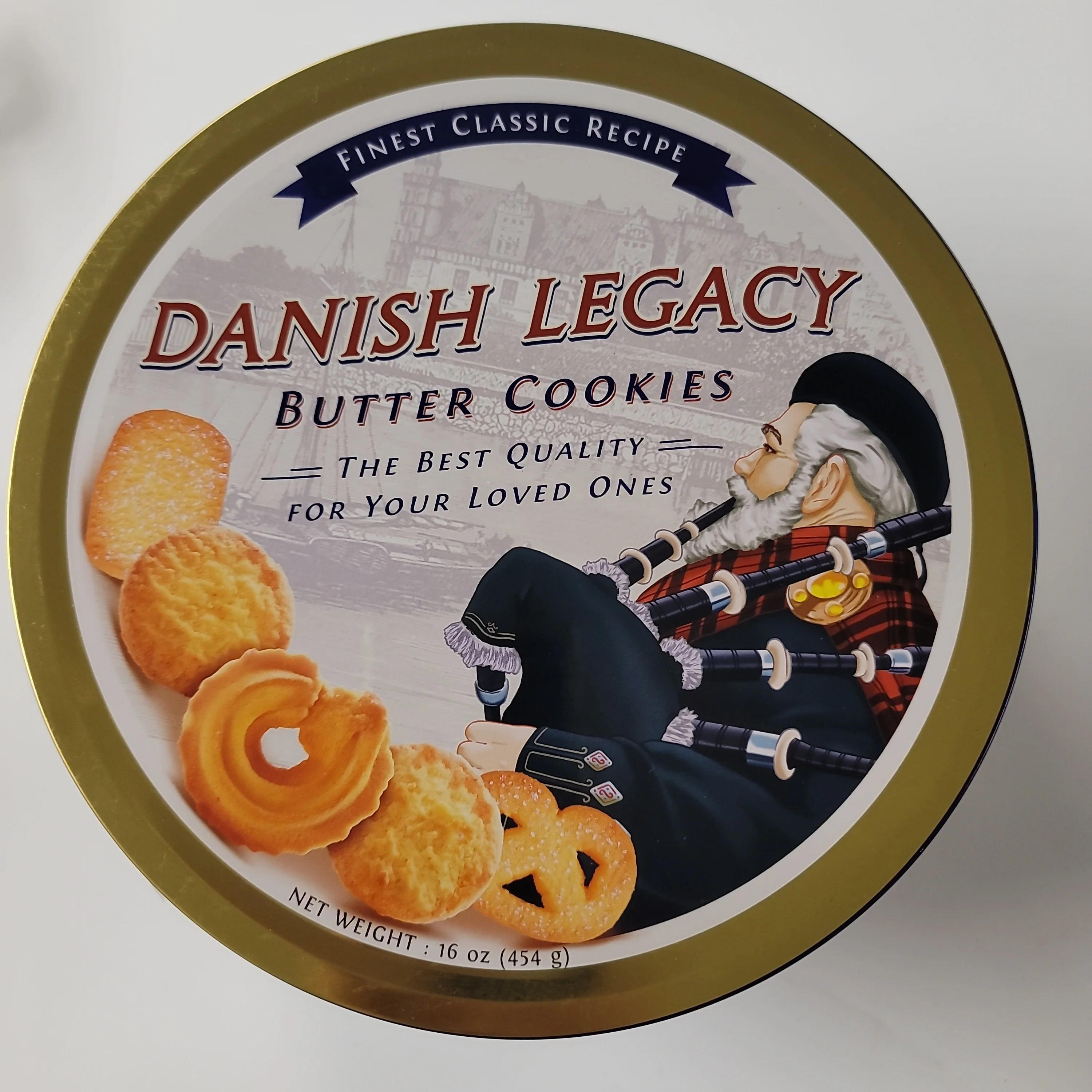 #Danish Legacy Butter Cookies Tin 16 Oz