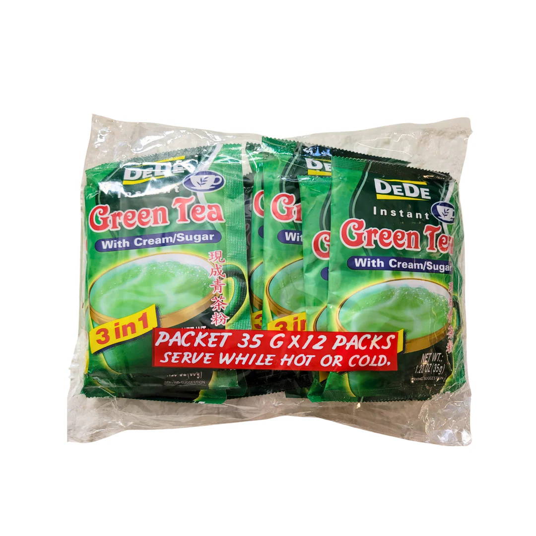 DeDe Instant Green Tea 3 in 1 (12 sachets x 1.23 oz)