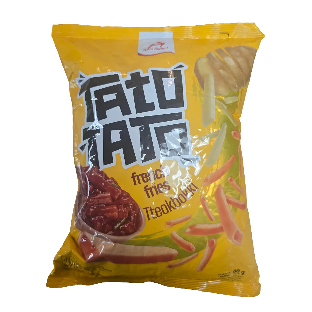 # Dua Kelinci Tato Tato French Fries Tteokbokki Snacks 60 g