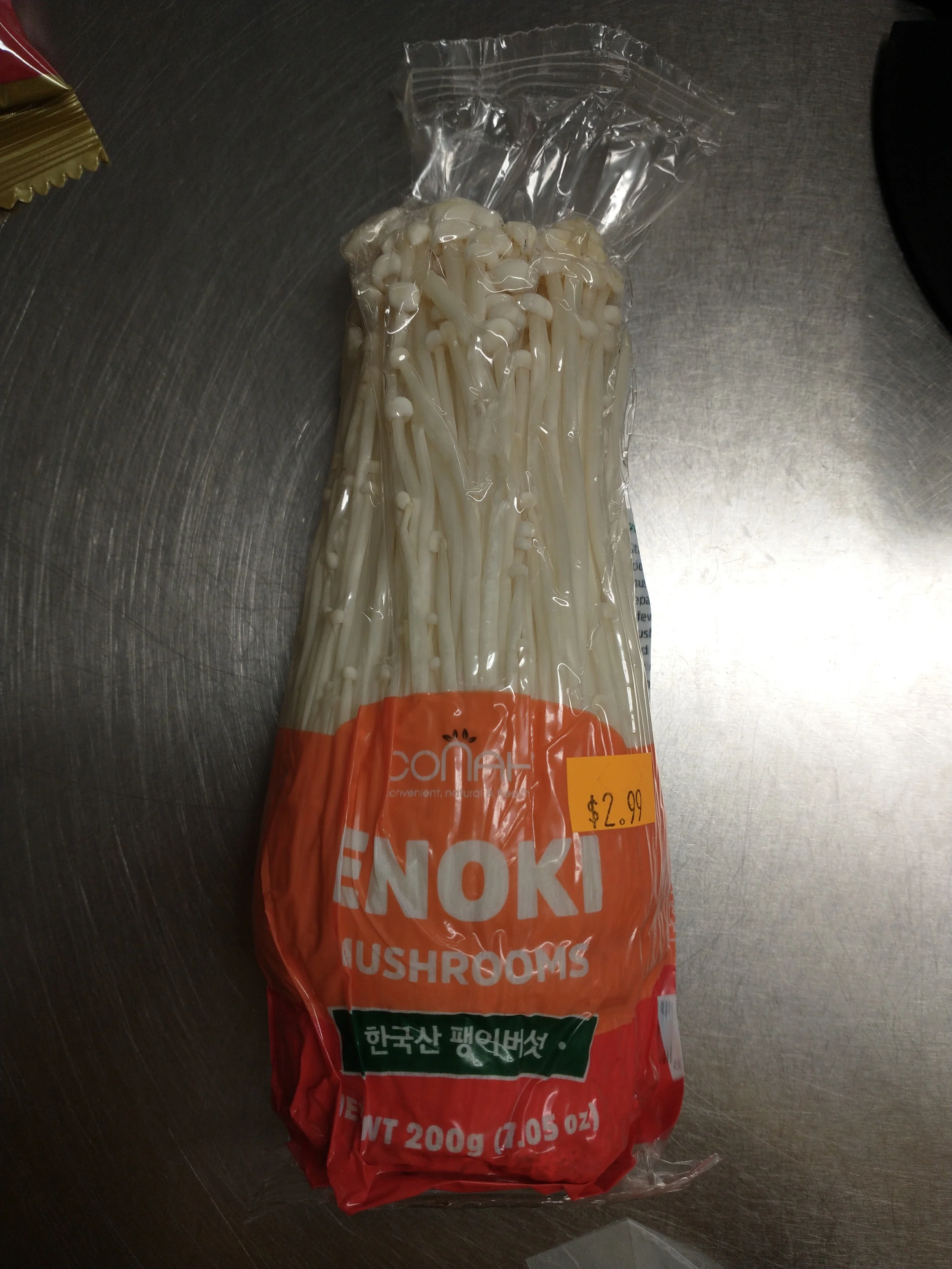 Enoki Mushroom 200 g (orange packaging)