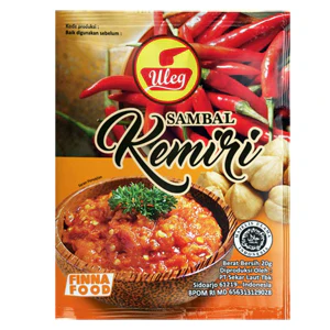 Finna Uleg Candlenut Chili Sauce (10 sachets x 18 g)