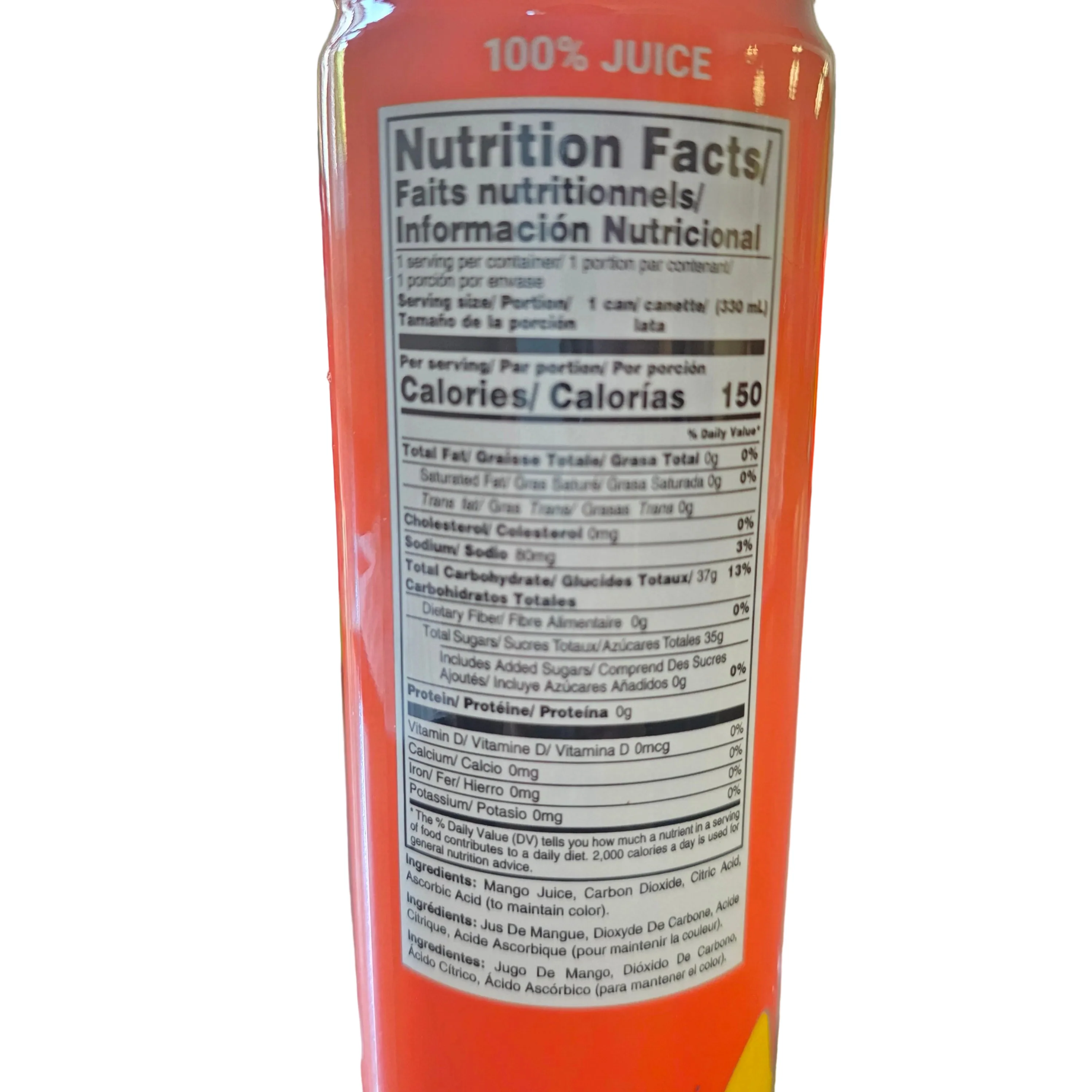 Fizumo Sparkling 100% Mango Juice 11.2 Fl Oz (330 ml) - Image 2