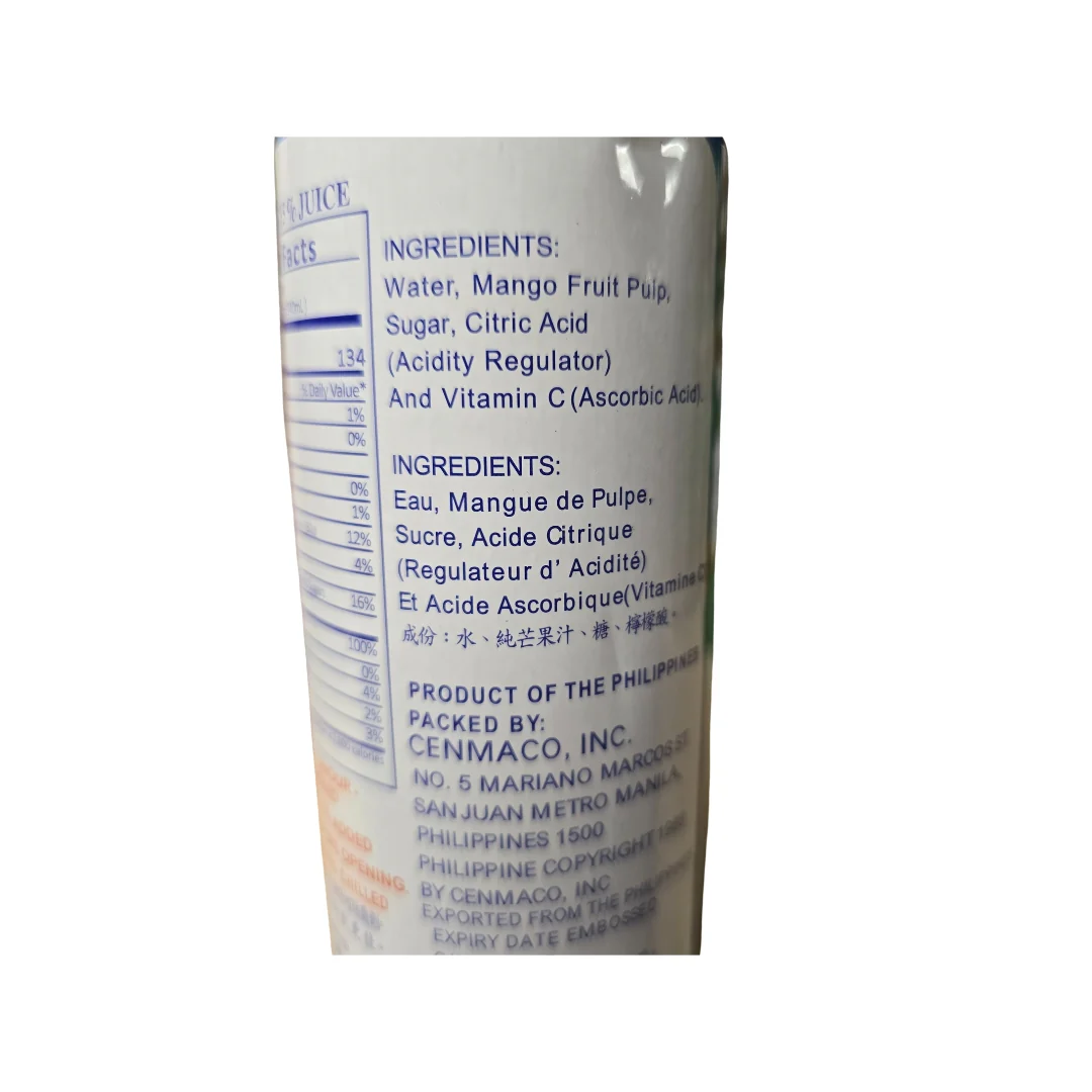 Gina Mango Juice Drink 240 ml - Image 2