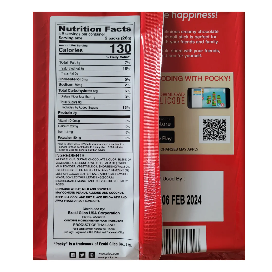 Glico Pocky Chocolate 9 Packs 117g - Image 2