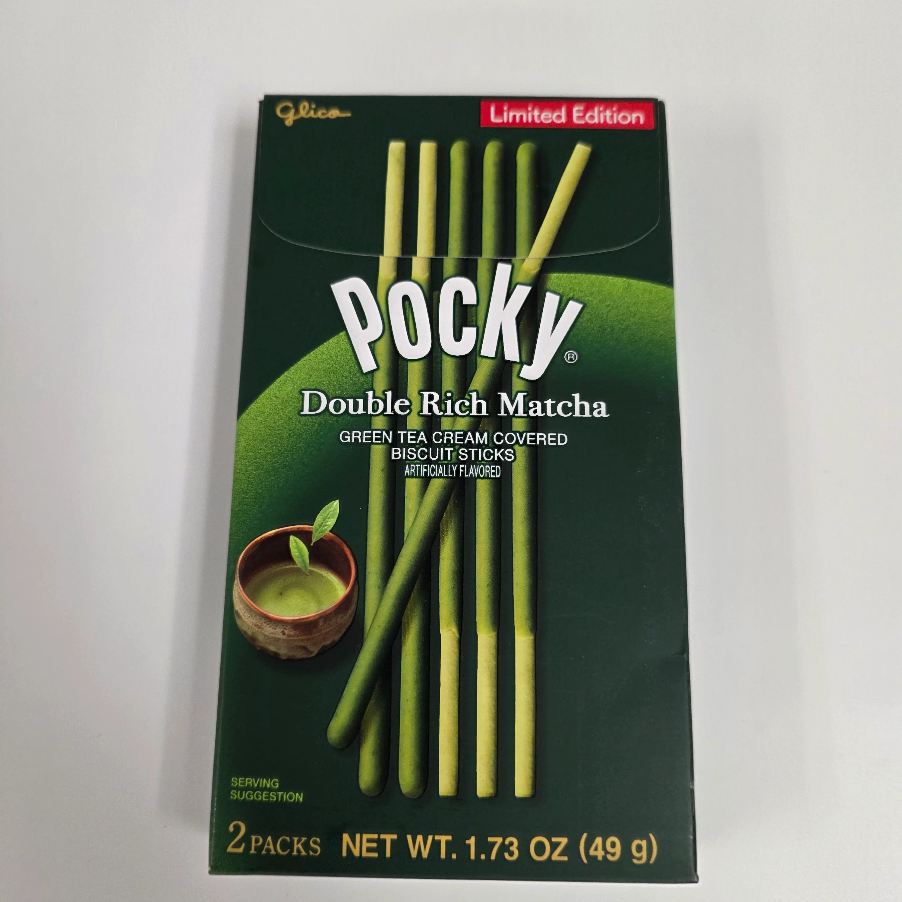 Glico Pocky Double Rich Matcha 49 g