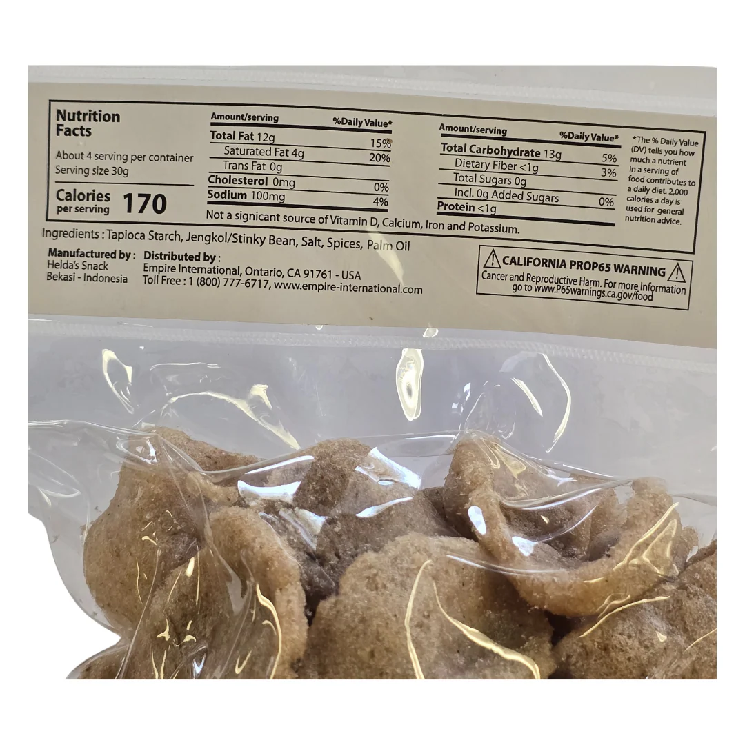 Helda Jengkol Crackers 115 g - Image 2