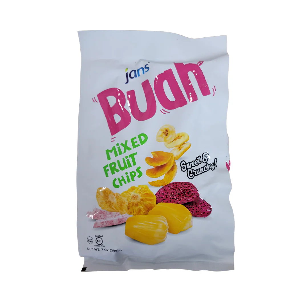 # Jans Buah Dried Mixed Fruit Chips 7 oz (200 g)