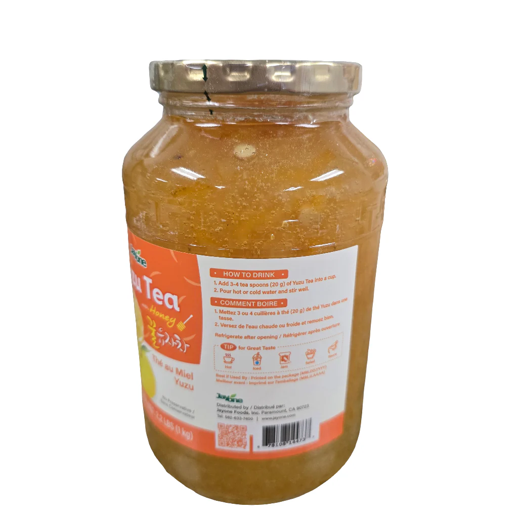 Jayone Yuzu Tea with Honey  2.2lbs (1kg) - Image 3