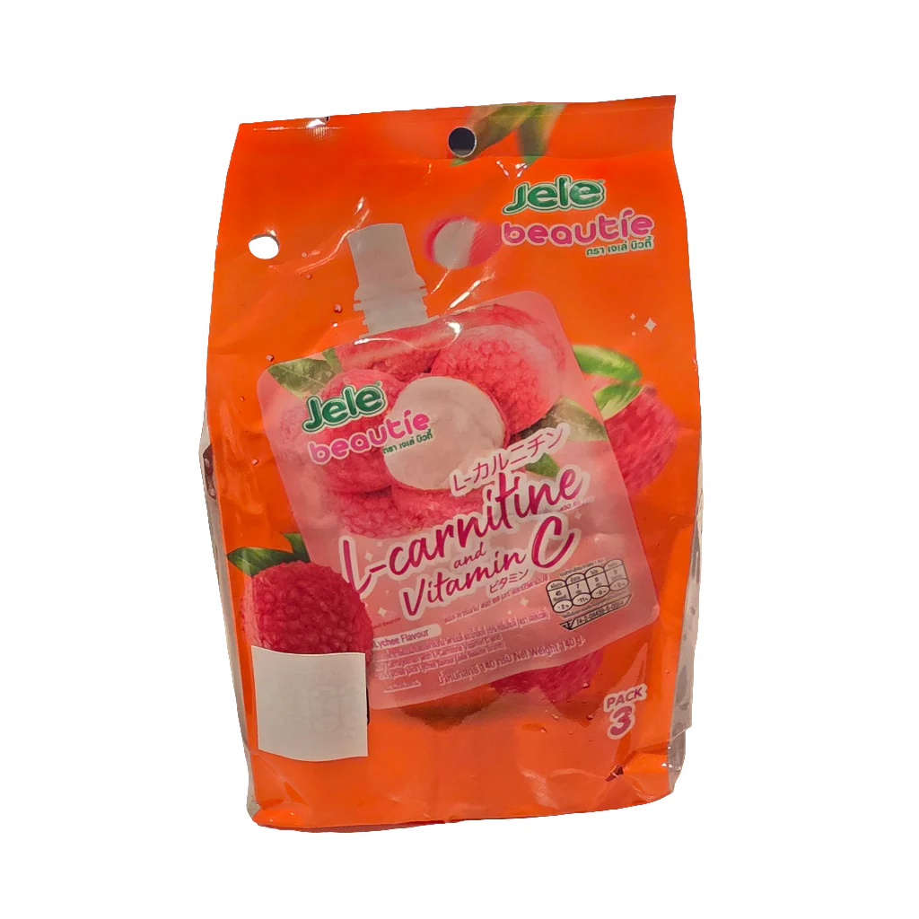 Jelle Beautie Lychee L-Carnitine & Vitamin C(3x140 g)