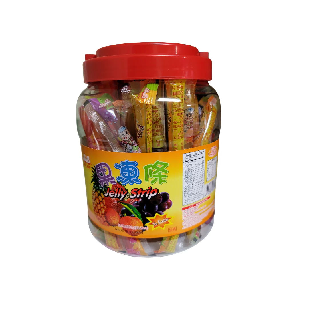 # Jin Jin Assorted Flavors Jelly Strip 1 kg