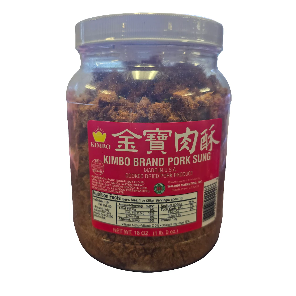 Kimbo Brand Pork Sung 18 oz