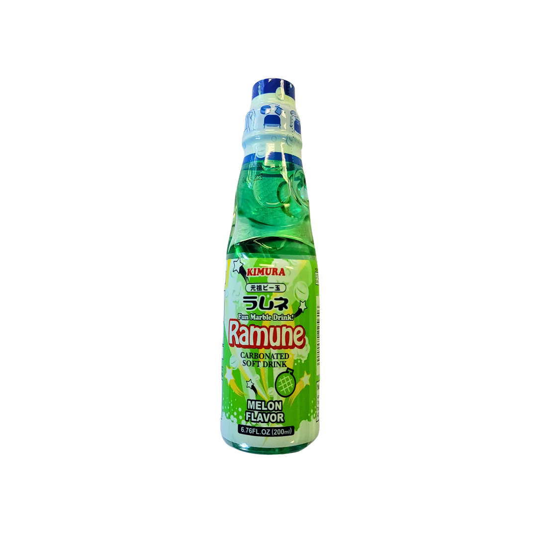 Kimura Ramune Soda Melon Flavor 200 ml