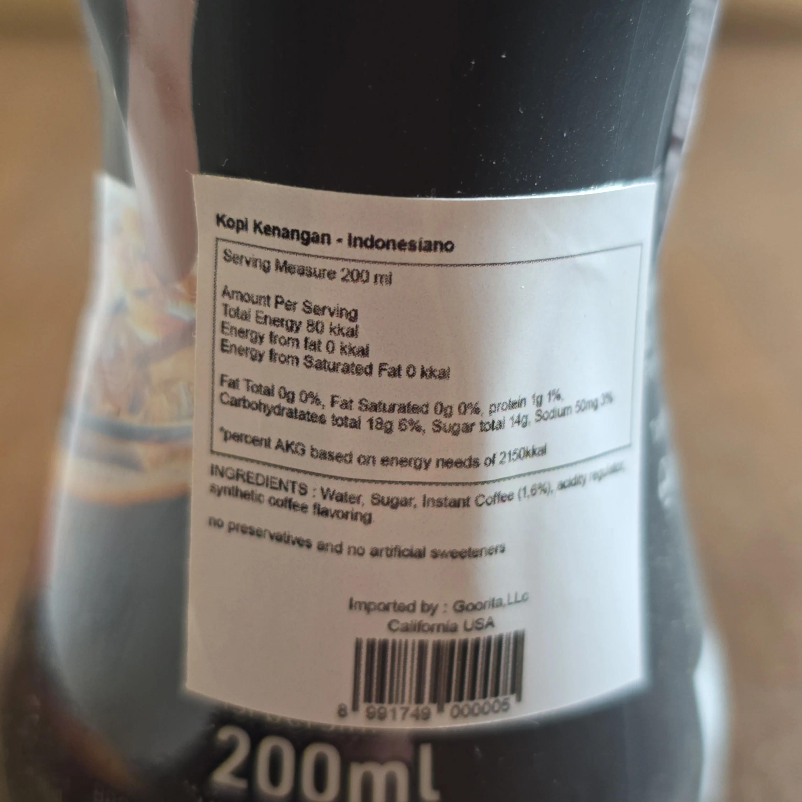 Kopi Kenangan Indonesiano Black Coffee 200 ml - Image 3