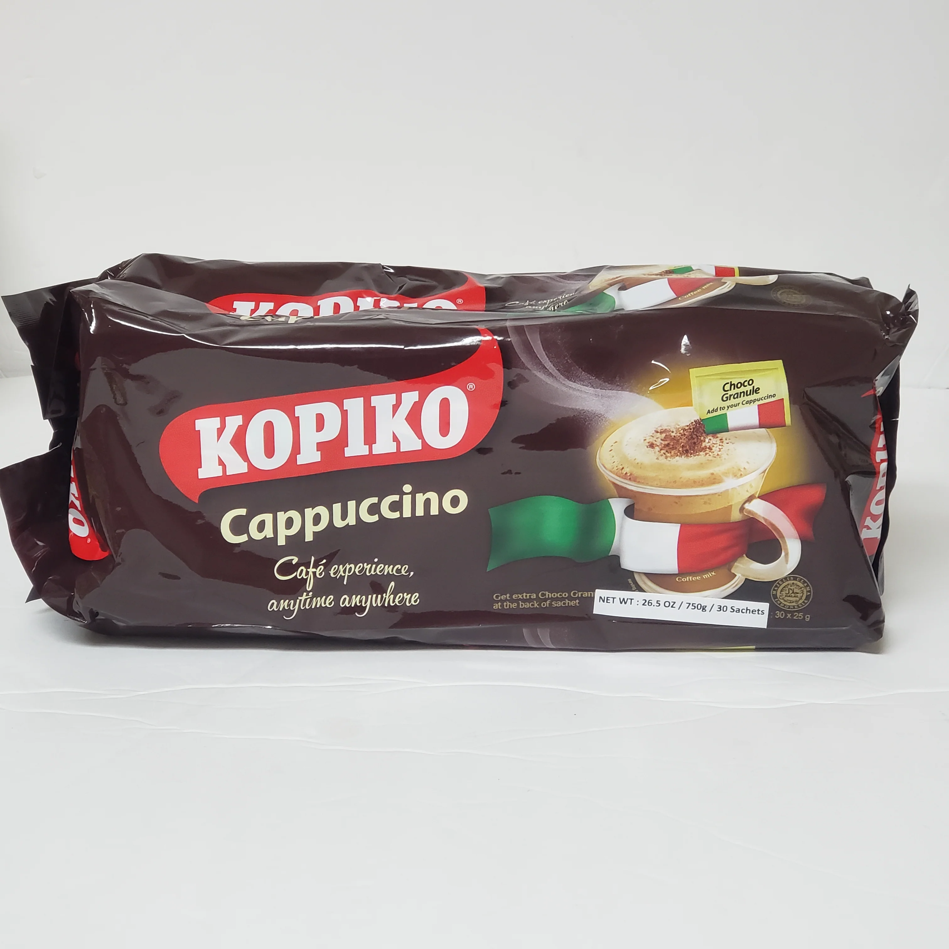 Kopiko Big Bag Cappucino Mix 26.5 oz (30 sachets x 25 g)