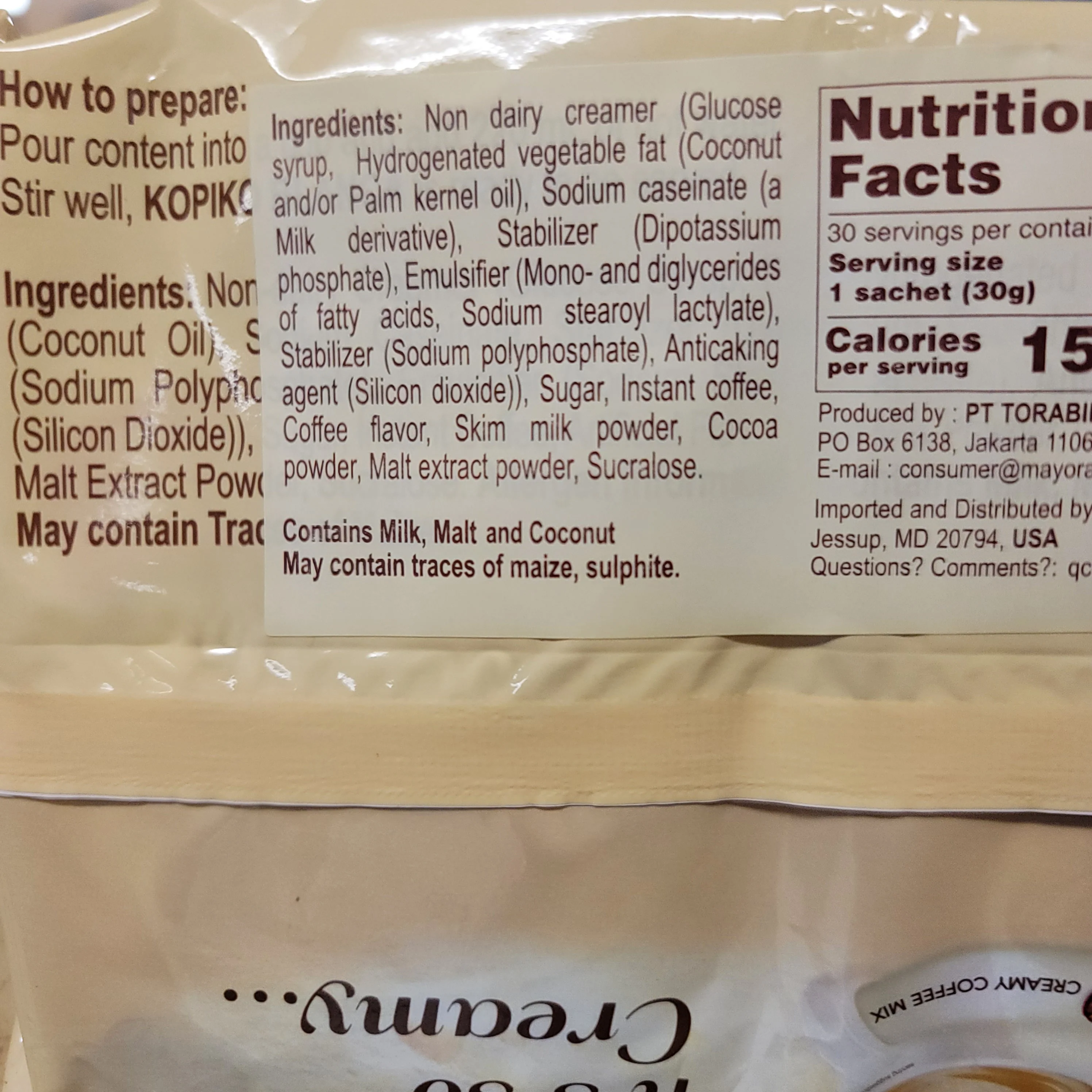 # Kopiko Blanca Coffee (30 x 30 g) - Image 2