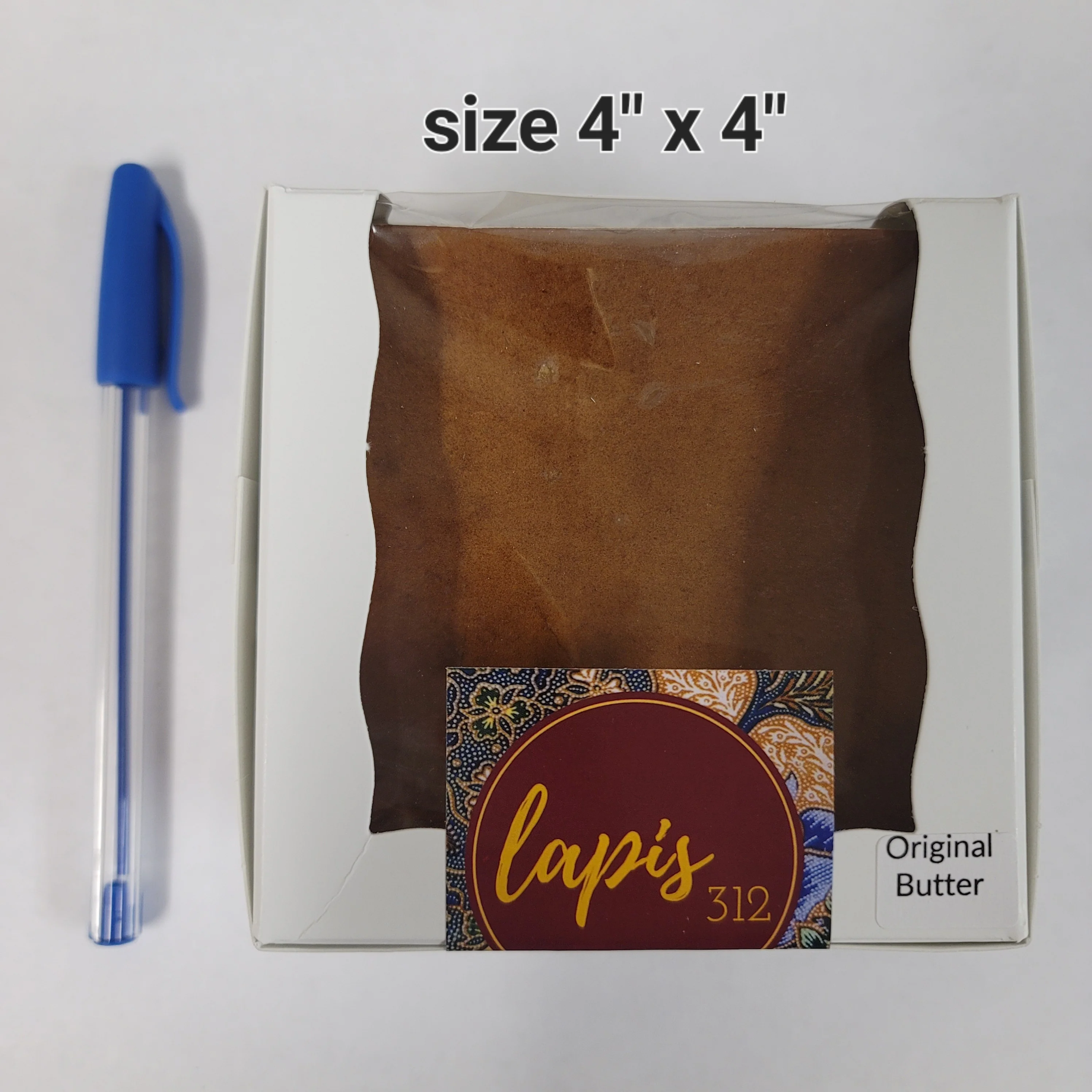 Lapis 312 Kue Lapis Legit 4" x 4" Nutella - Image 3