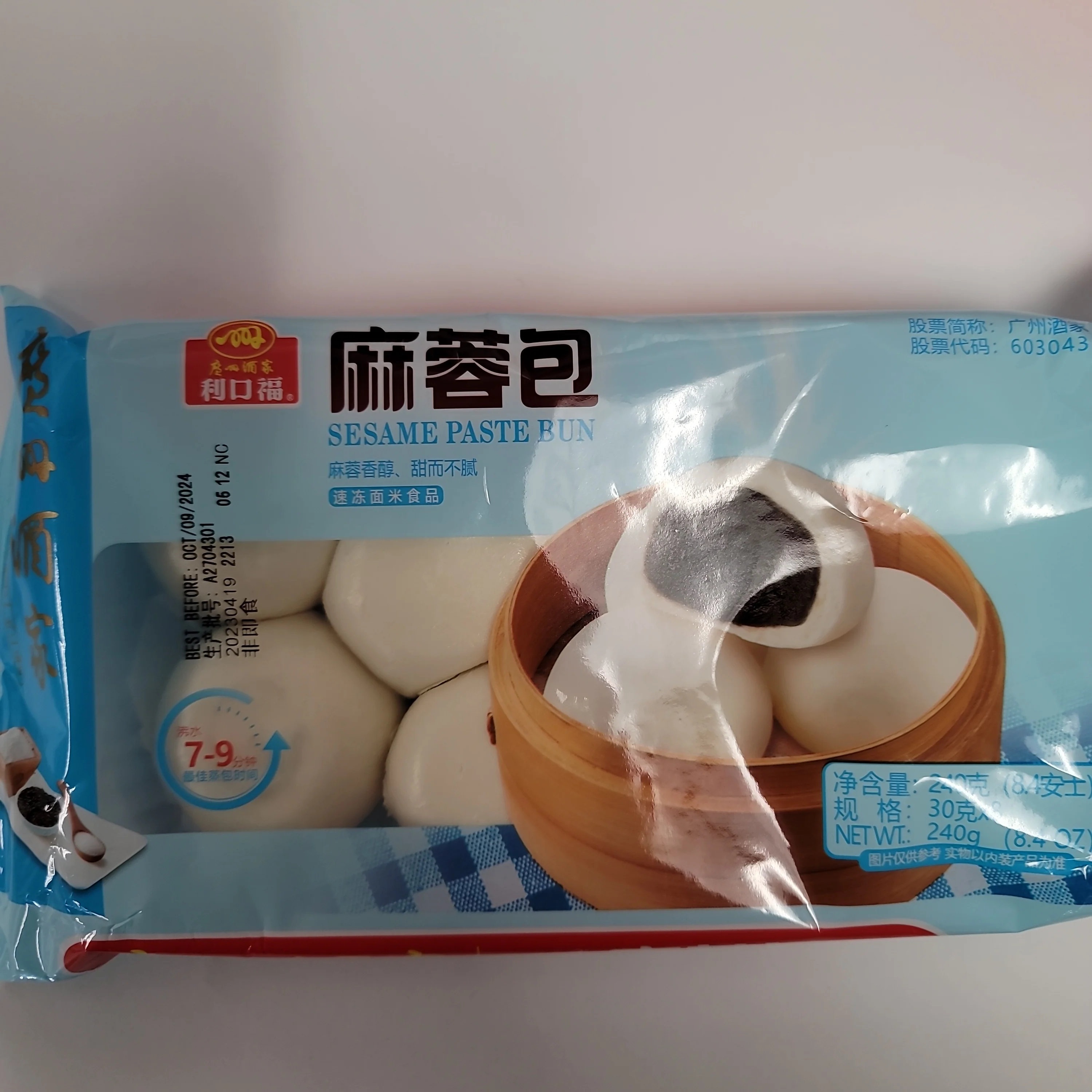 Likofu Sesame Seed Paste Bun 240 g