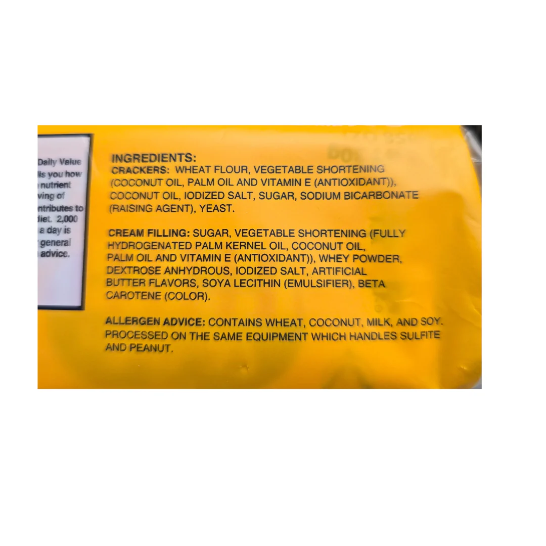 M Y San SkyFlakes Crackers Sweet Butter Flavor  10 x  30 g Individually Wrapped - Image 2