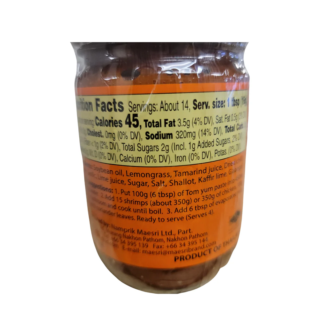 Maesri Tom Yum Paste 8 Oz - Image 2