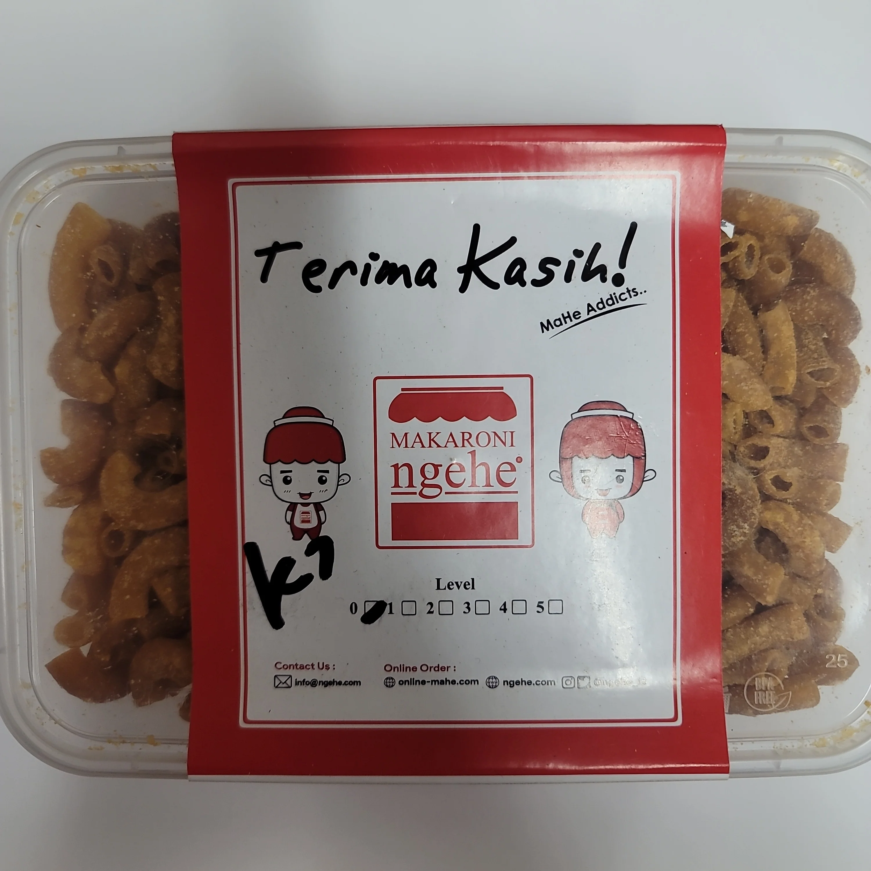 Makaroni Ngehe Level 0 Keju