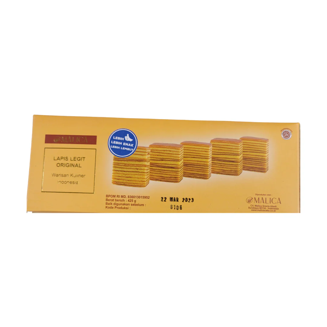 Malica Lapis Legit Original  425 g - Produksi Surabaya