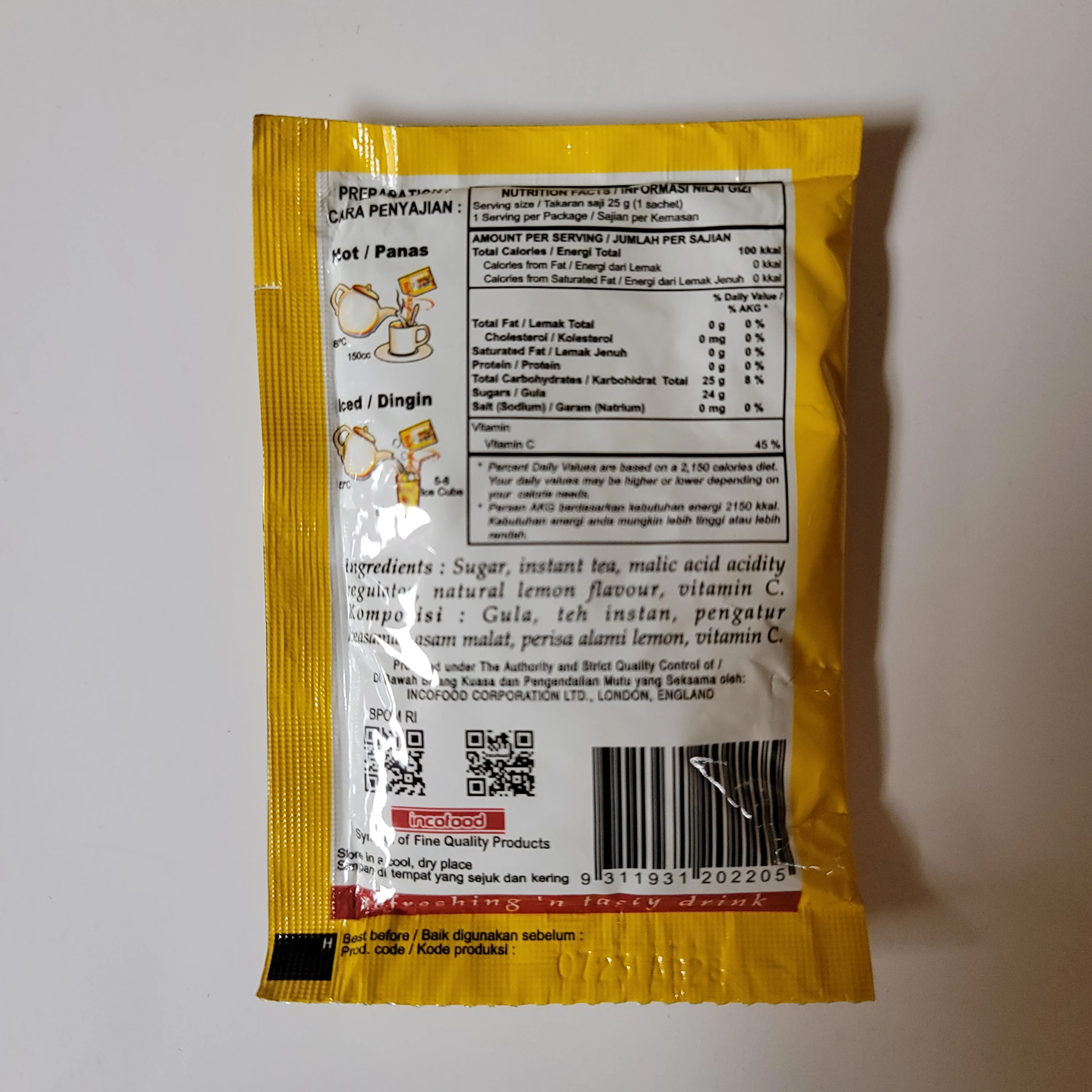 Max Tea Lemon Tea 25 g - Image 2