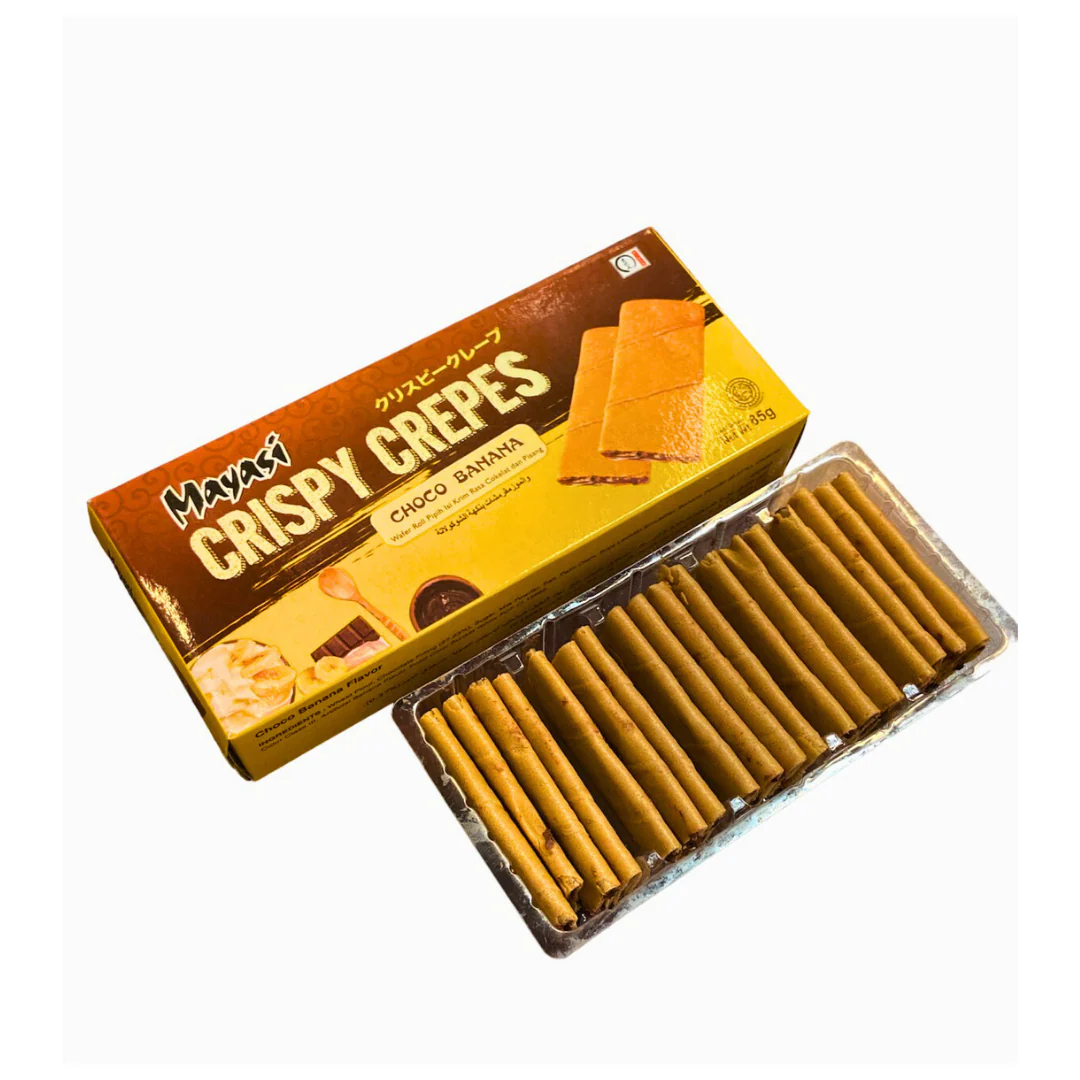 Mayasi Crispy Crepes Banana Flavor 85 g