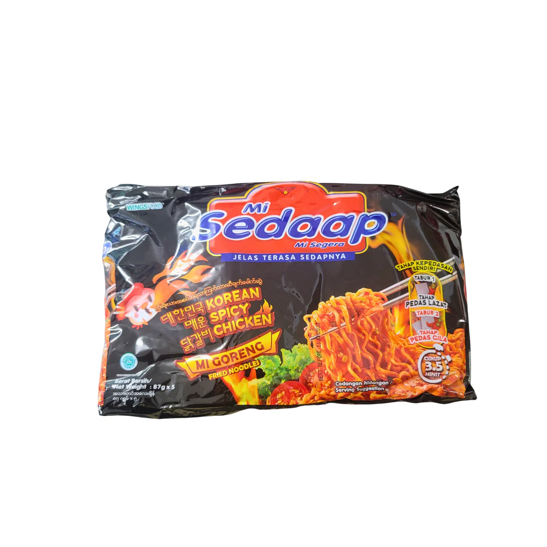 Mi Sedaap Korean Spicy Chicken Pack of  (87 g x 5)
