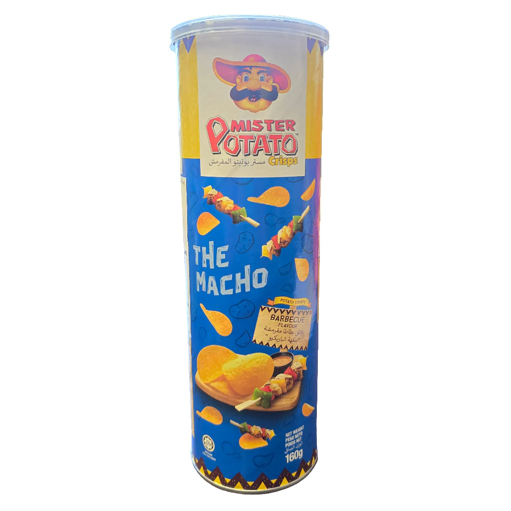#Mister Potato Crisp Barbeque 160 g