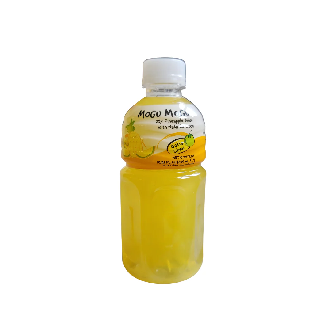Mogu Mogu  Pineapple Flavored with Nata De Coco 10.8 Oz