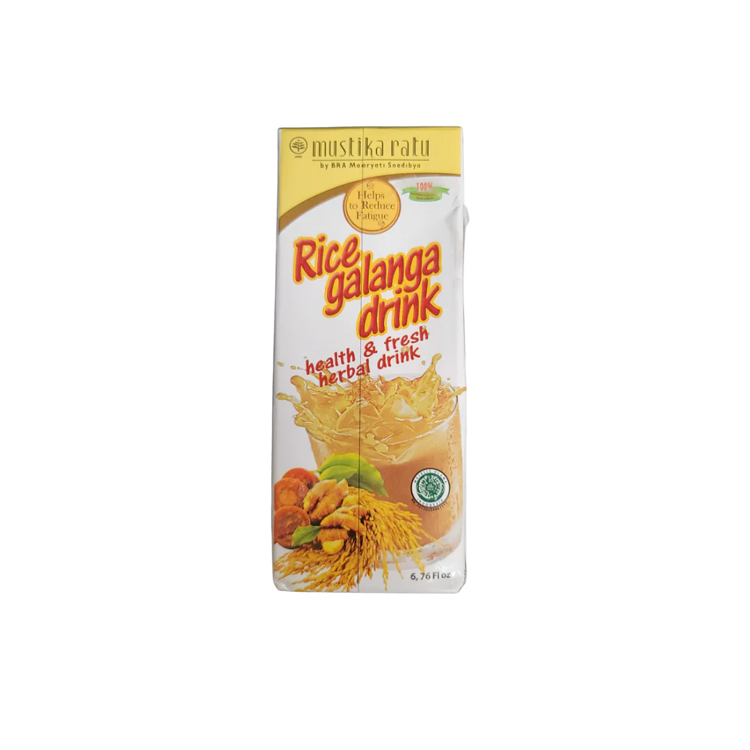 Mustika Ratu Beras Kencur 200 ml (Rice Galanga Herbal Drink) - Image 2