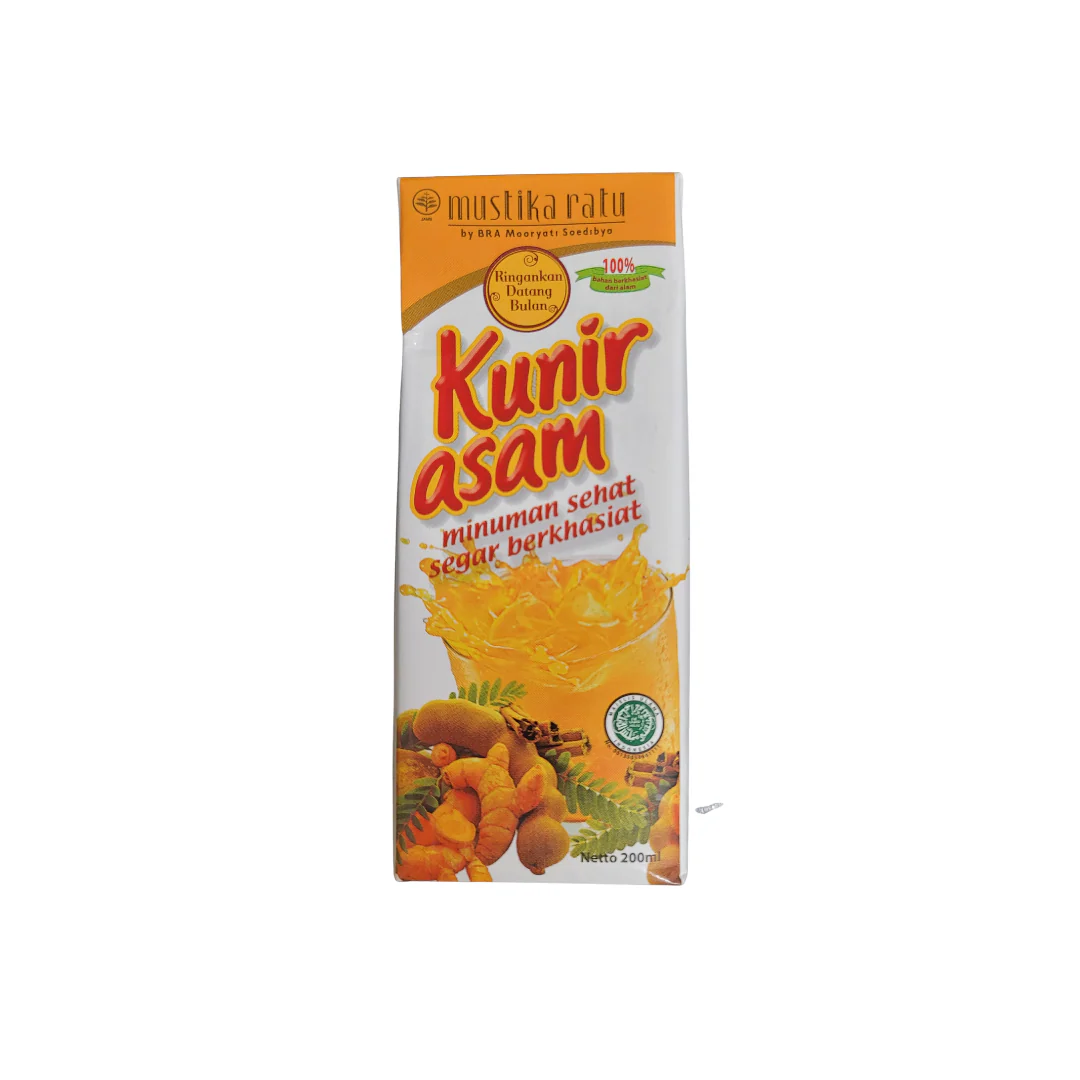Mustika Ratu Kunir Asam 200 ml (Turmeric Tamarind Herbal Drink) - Image 2